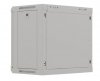 Lanberg Szafa instalacyjna rack wisząca 19 9U 540x350 szara drzwi przeszklone ( flat pack)